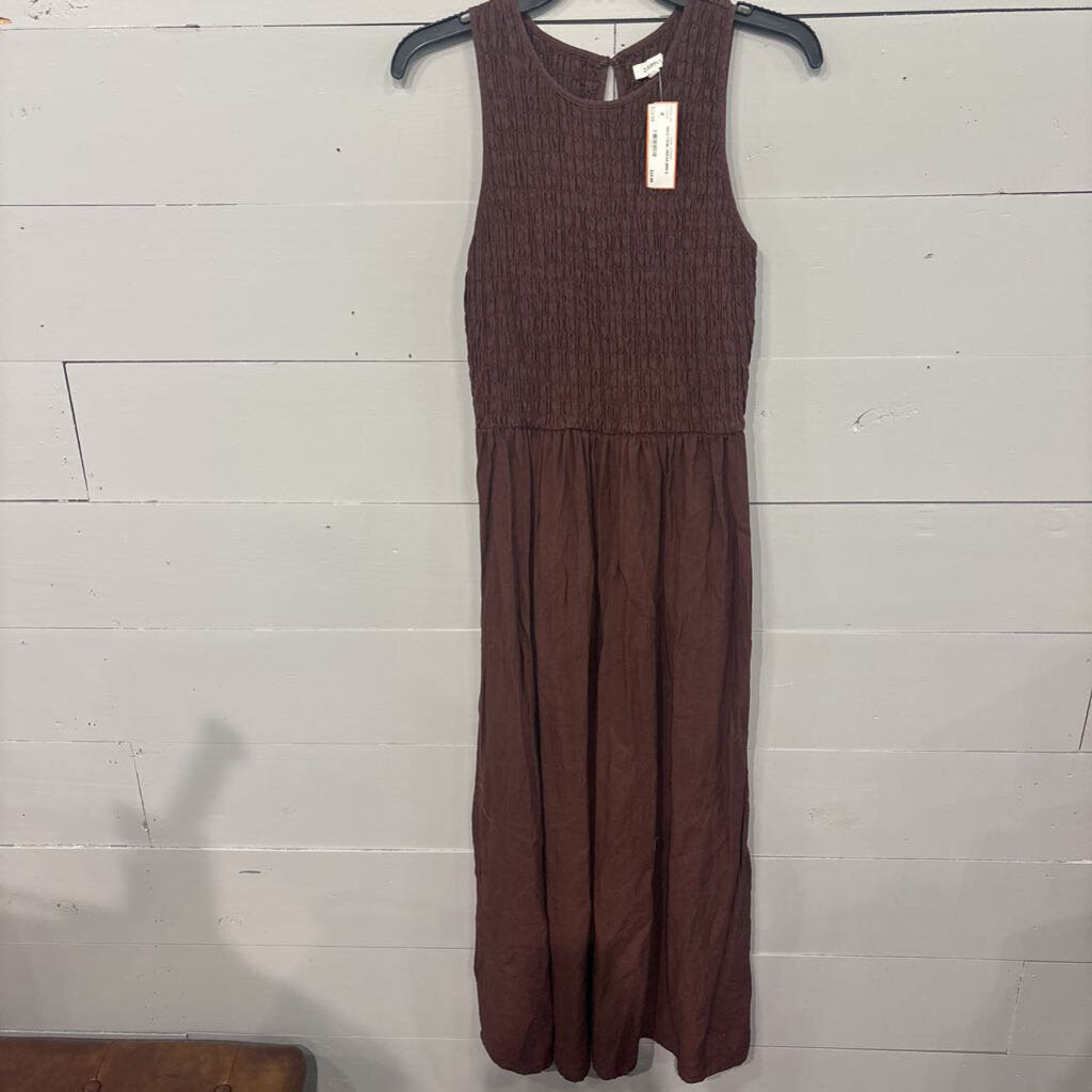 ZSUPPLY,MAXI TANK DRESS,BRN,S