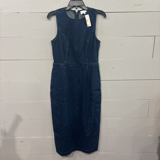 BELLA DAHL,DENIM DRESS,BLUE,M