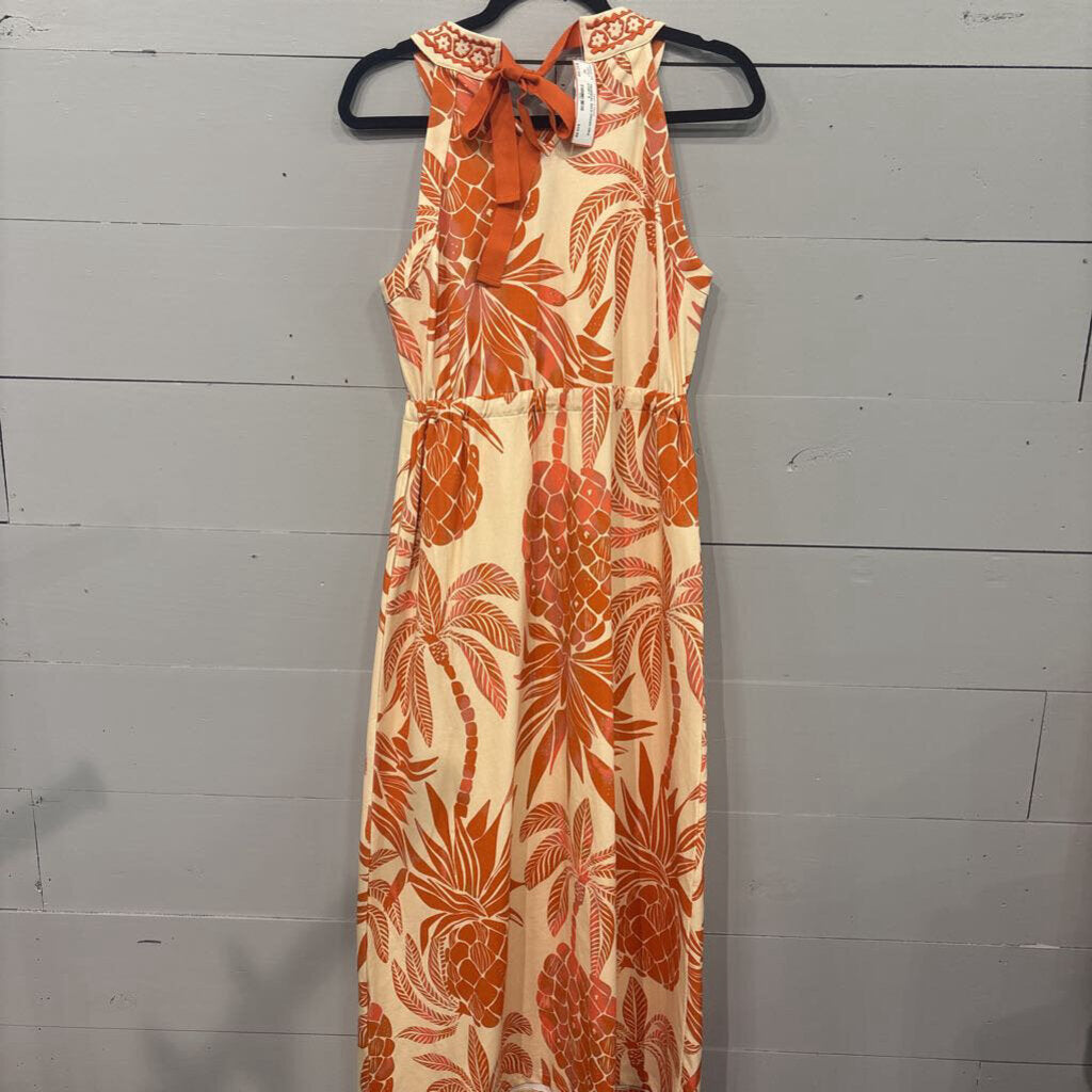 SPARTINA,TROPICAL MAXI DRESS,ORG IVORY,S