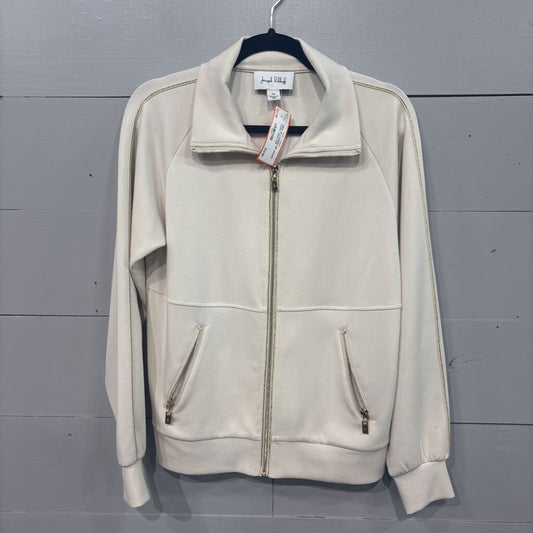 NEW JR LOUNGE ZIP JACKET ,IVORY GOLD,S/P