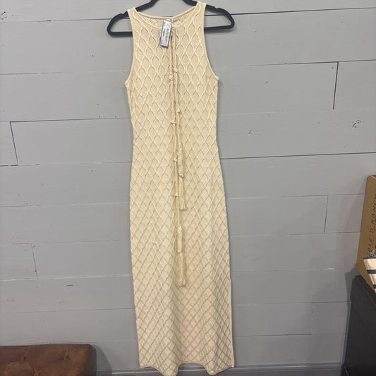 DEVON WINDSOR,NEW BEACH MAXI DRESS RETAIL $275,WHEAT,M