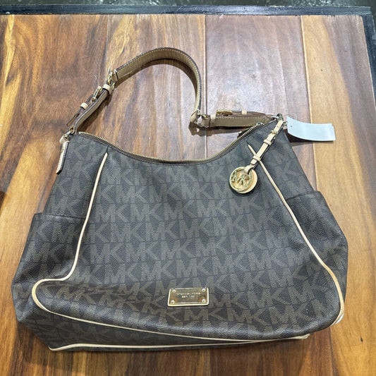 MICHAEL KORS,OVER SHOULDER HANDBAG,BR/CR