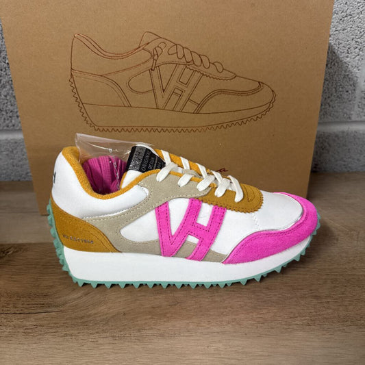 VINTAGE HAVANA,NEW NEON VH SNEAKER,PINK & MUSTARD
