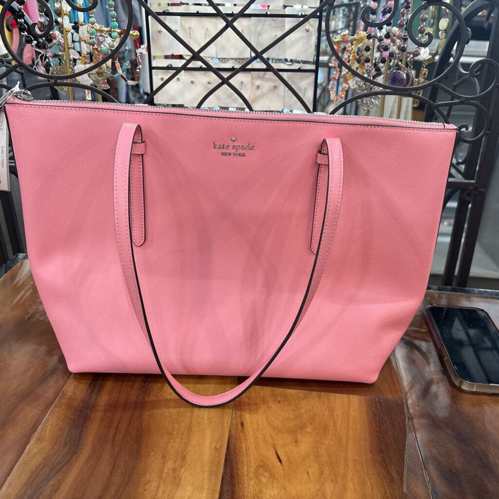 KATE SPADE,KS TOTE BAG WITH WALLET,PINK