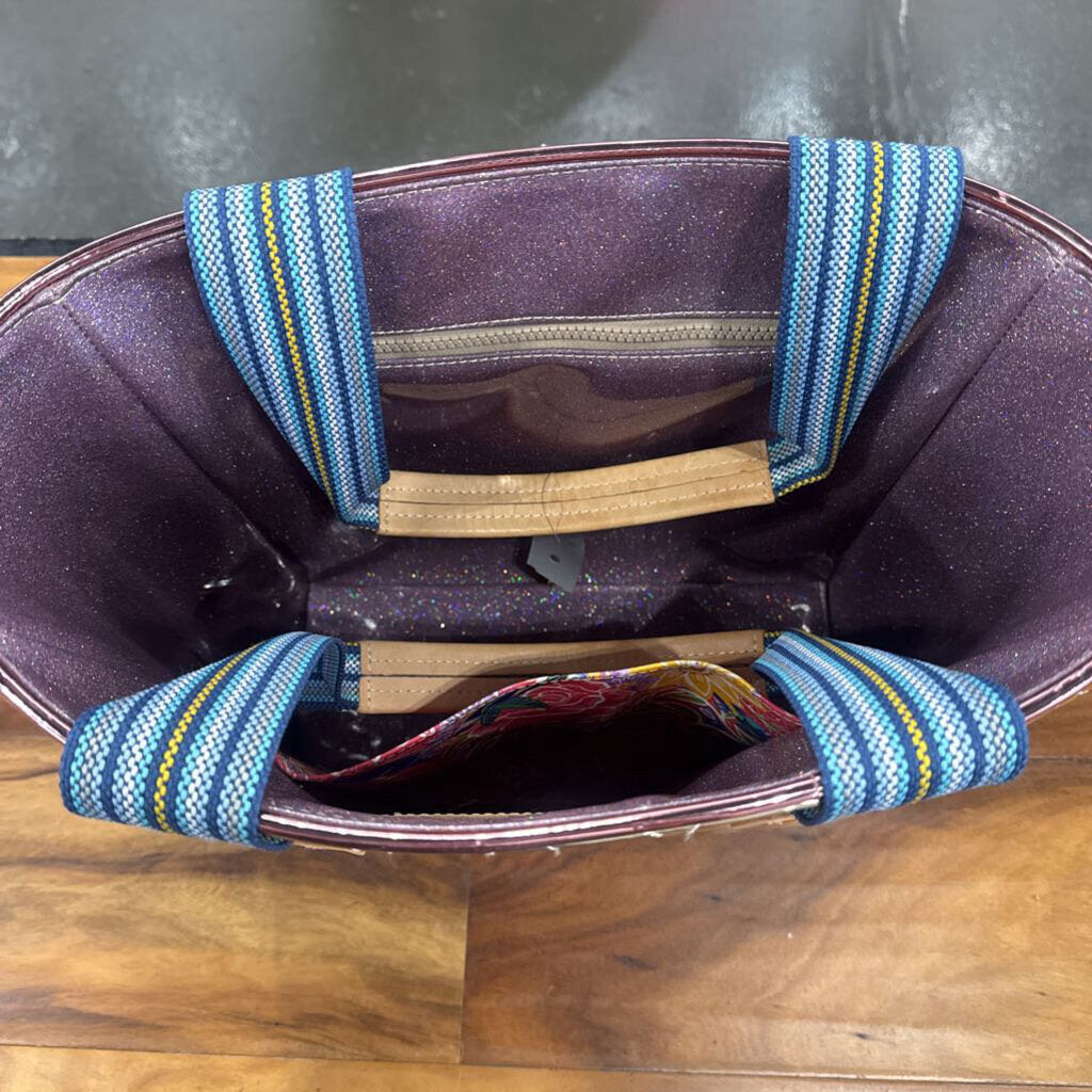 CONSUELA,NEW EVADNEY TOTE RETAIL $255,GOLD
