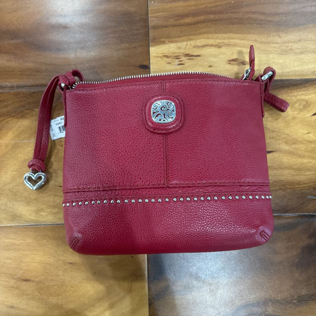 BRIGHTON,NEW BRIGHTON CROSSBODY RETAIL $195,RED