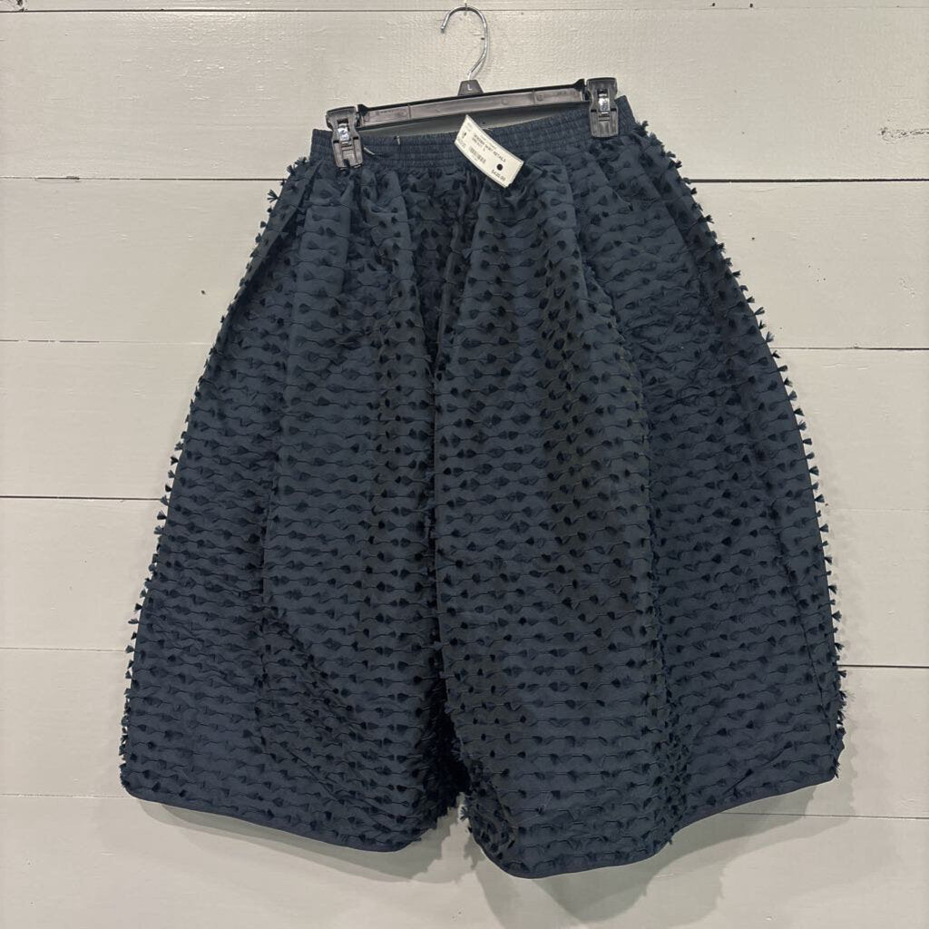 CECILIE BAHNSEN,DESIGNER SKIRT RETAILS $999,NVY ,S
