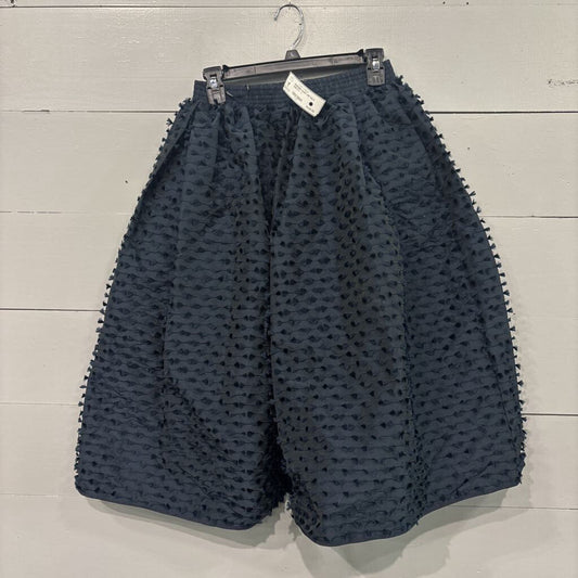 CECILIE BAHNSEN,DESIGNER SKIRT RETAILS $999,NVY ,S