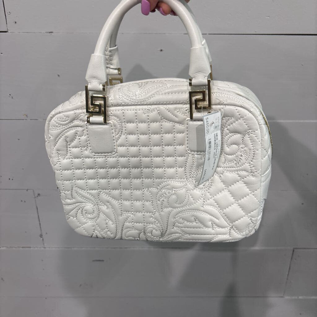 Versace,NEW VERSACE DEMETRA HANDBAG ,WHT