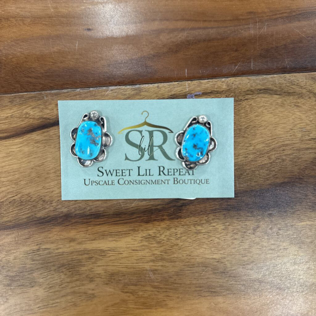 WILLIE SHAW,NATIVE TUR EARRING,SILVER TUR