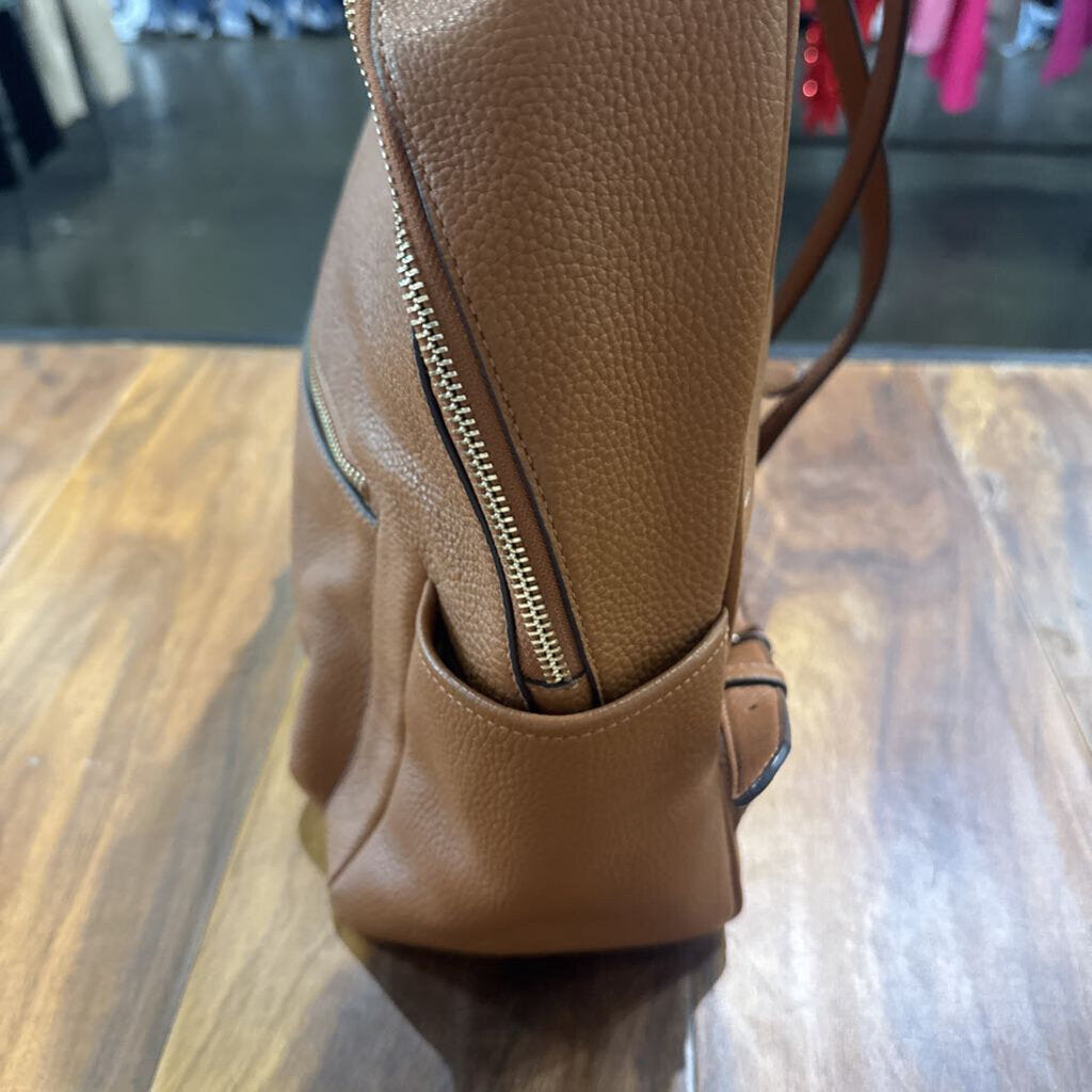 KATE SPADE,KS LEATHER BACKPACK ,CAMEL