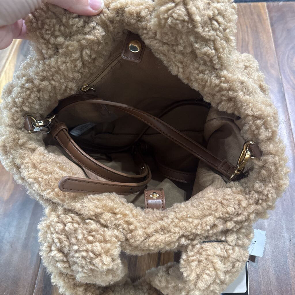 LAUNDRY,SHERPA BAG ,CAMEL