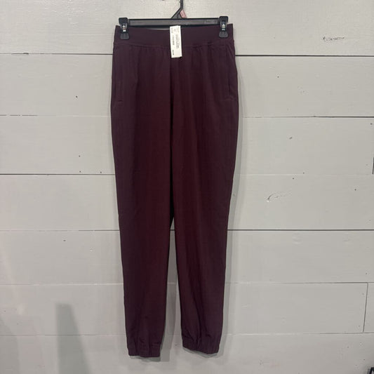LULUEMON,LULULEMON JOGGER LEGGINGS,MAROON,4