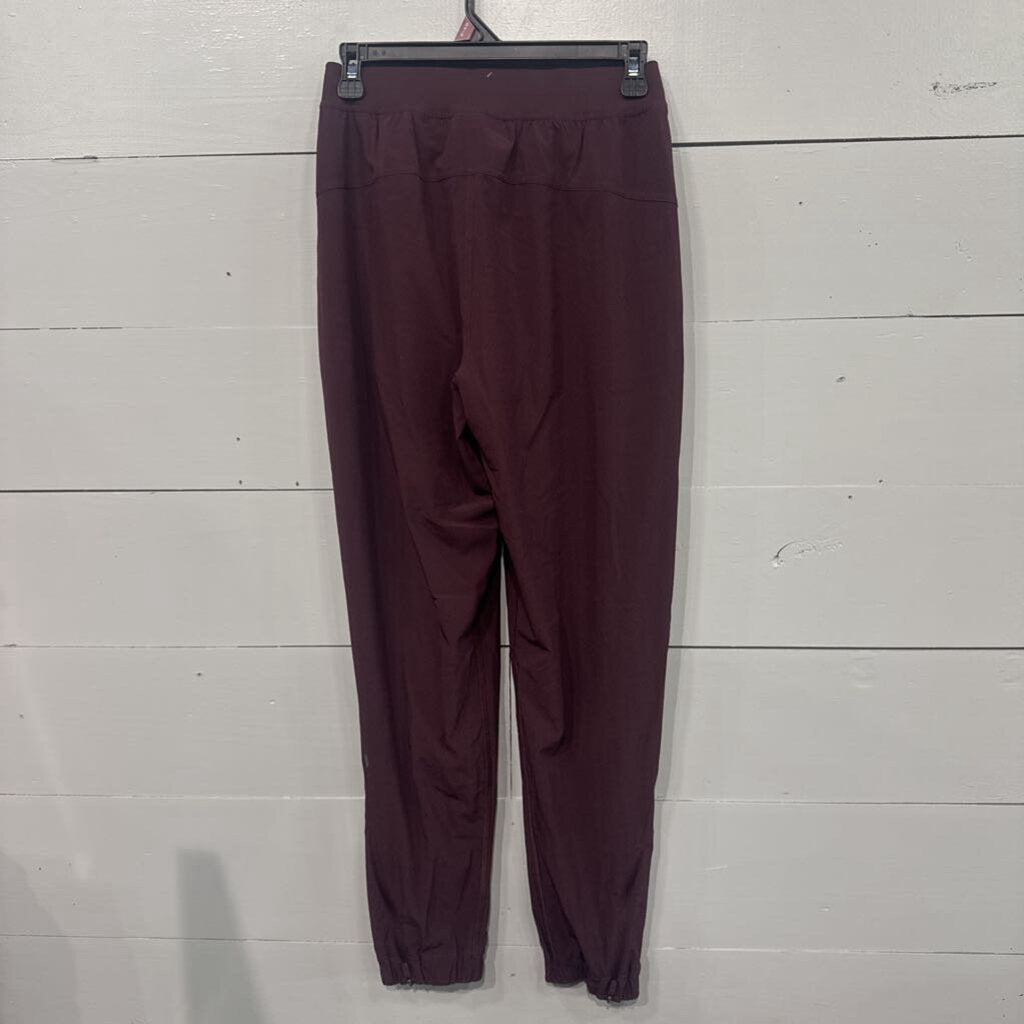 LULUEMON,LULULEMON JOGGER LEGGINGS,MAROON,4