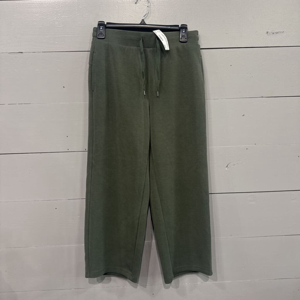 MEMBERS,LOUNGE CROP PANT,GRN,S