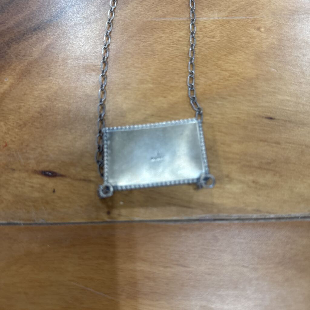 STERLING SILVER, MULTI PENDANT NECKLACE ,BLUE SILVER