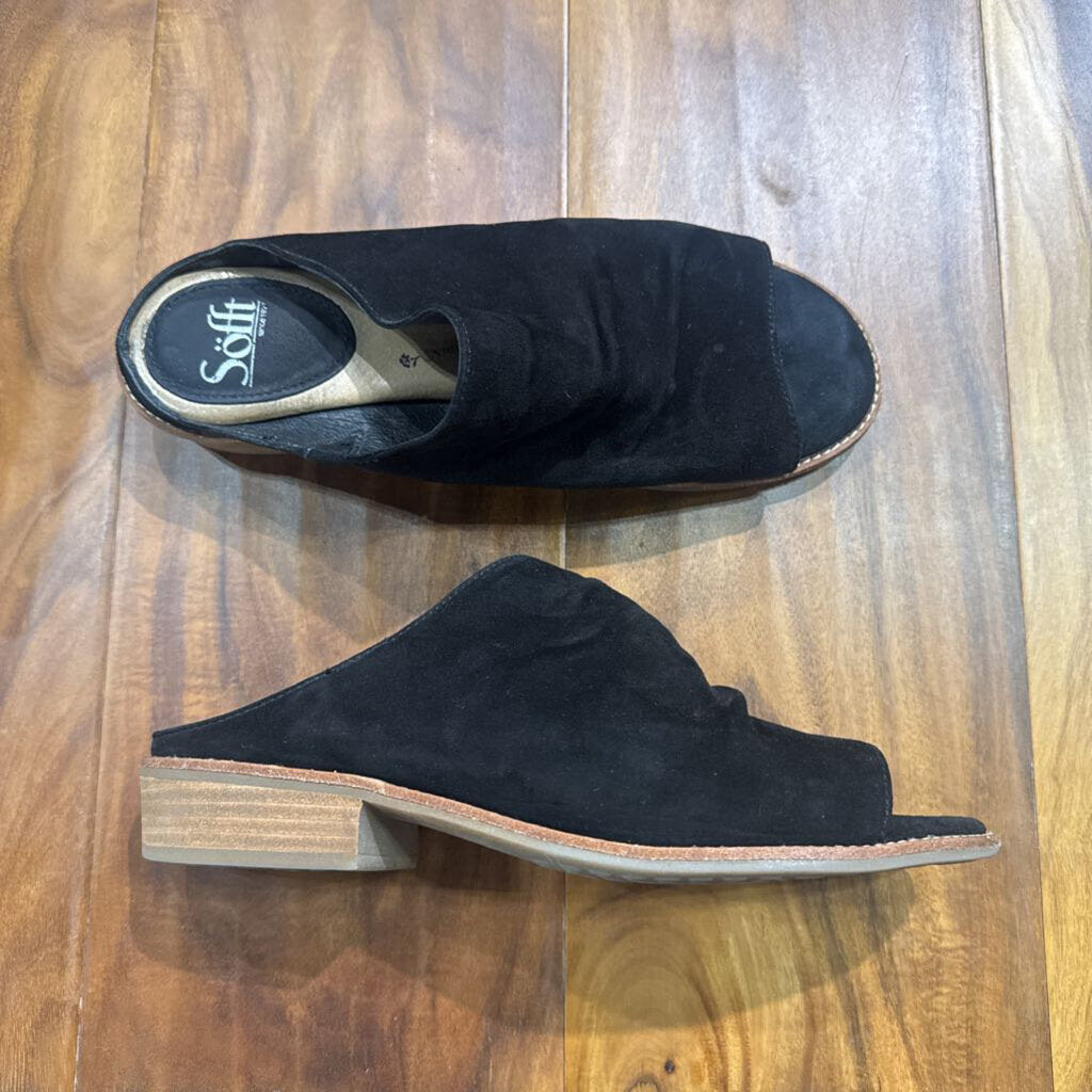 BORN,NETTS MULE SANDAL ,BLK,9.5