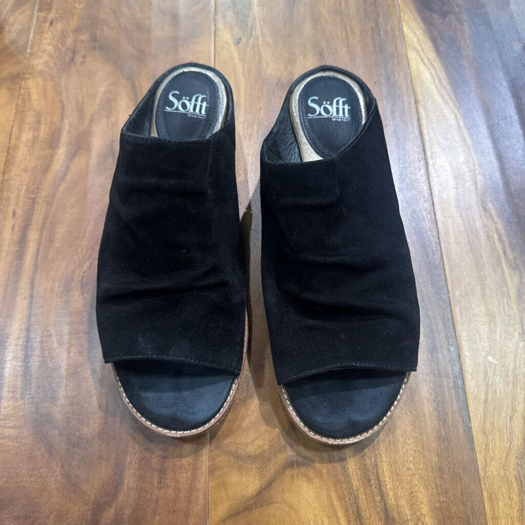 BORN,NETTS MULE SANDAL ,BLK,9.5