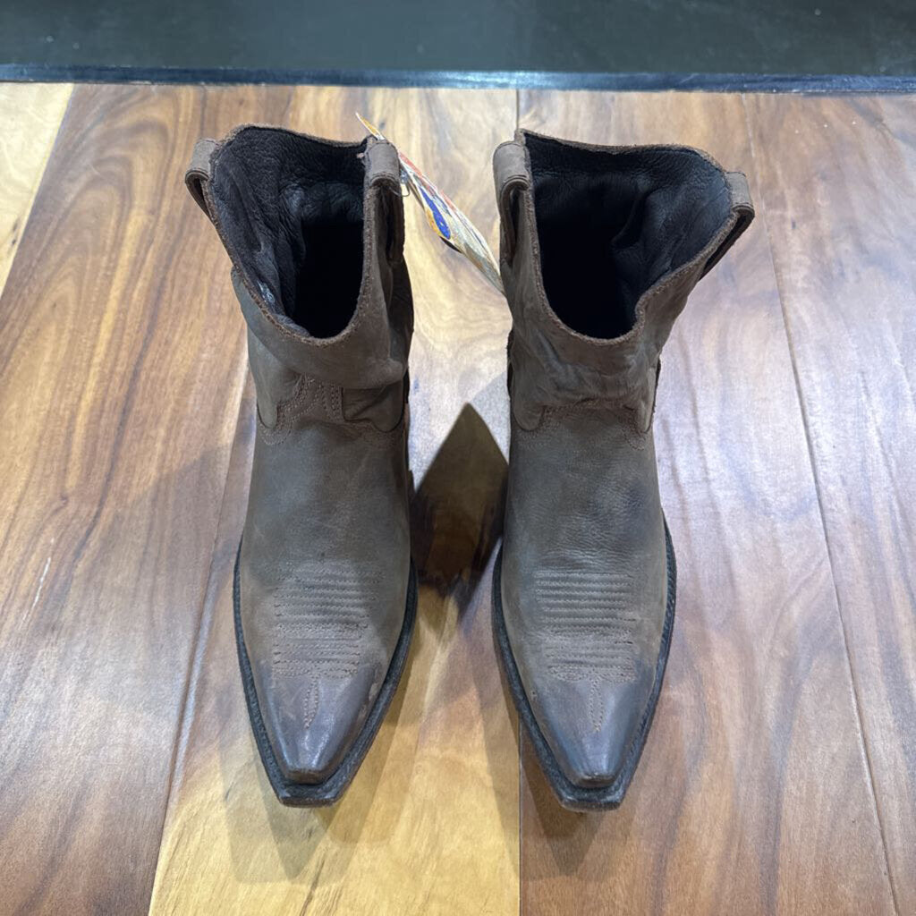 OLD GRINGO,OG SHORT WESTERN BOOT ,BRN ,7.5