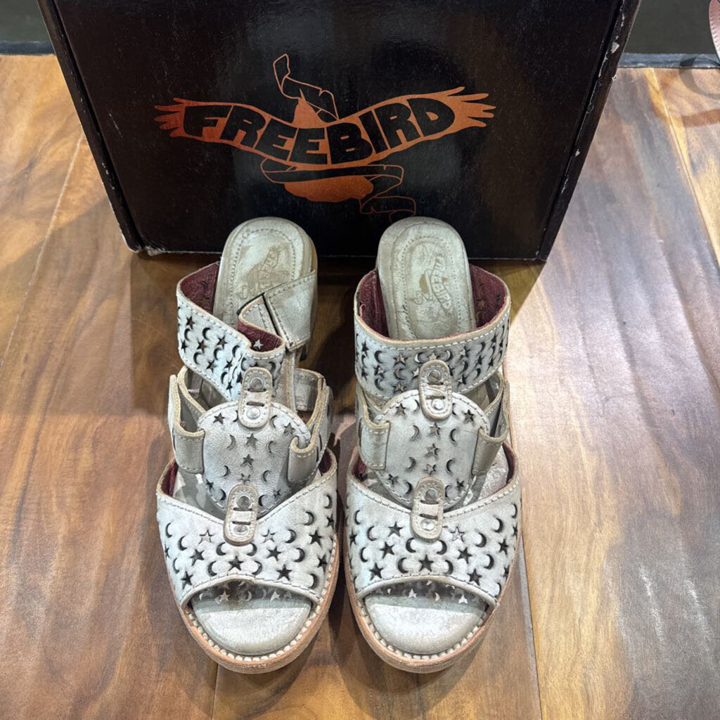 FREE BIRD,FB MOONSTAR MULE HEEL ,WHEAT ,10