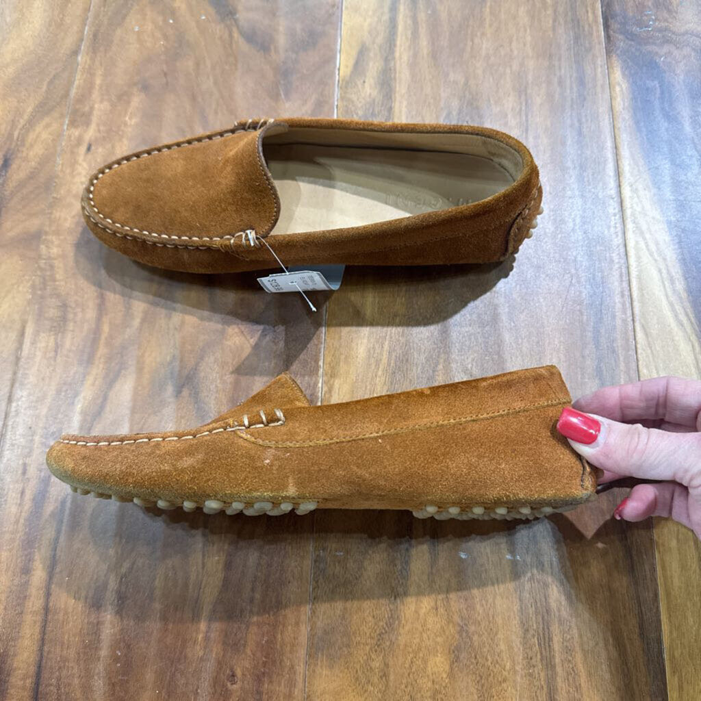 M.GEMI,*SEUDE LOAFER RETAIL$278,CAMEL ,36.5