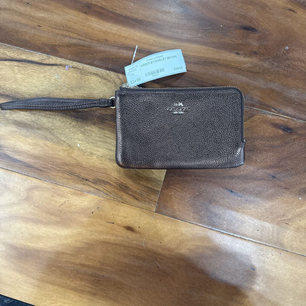 COACH,WRISTLET/WALLET,BROWN