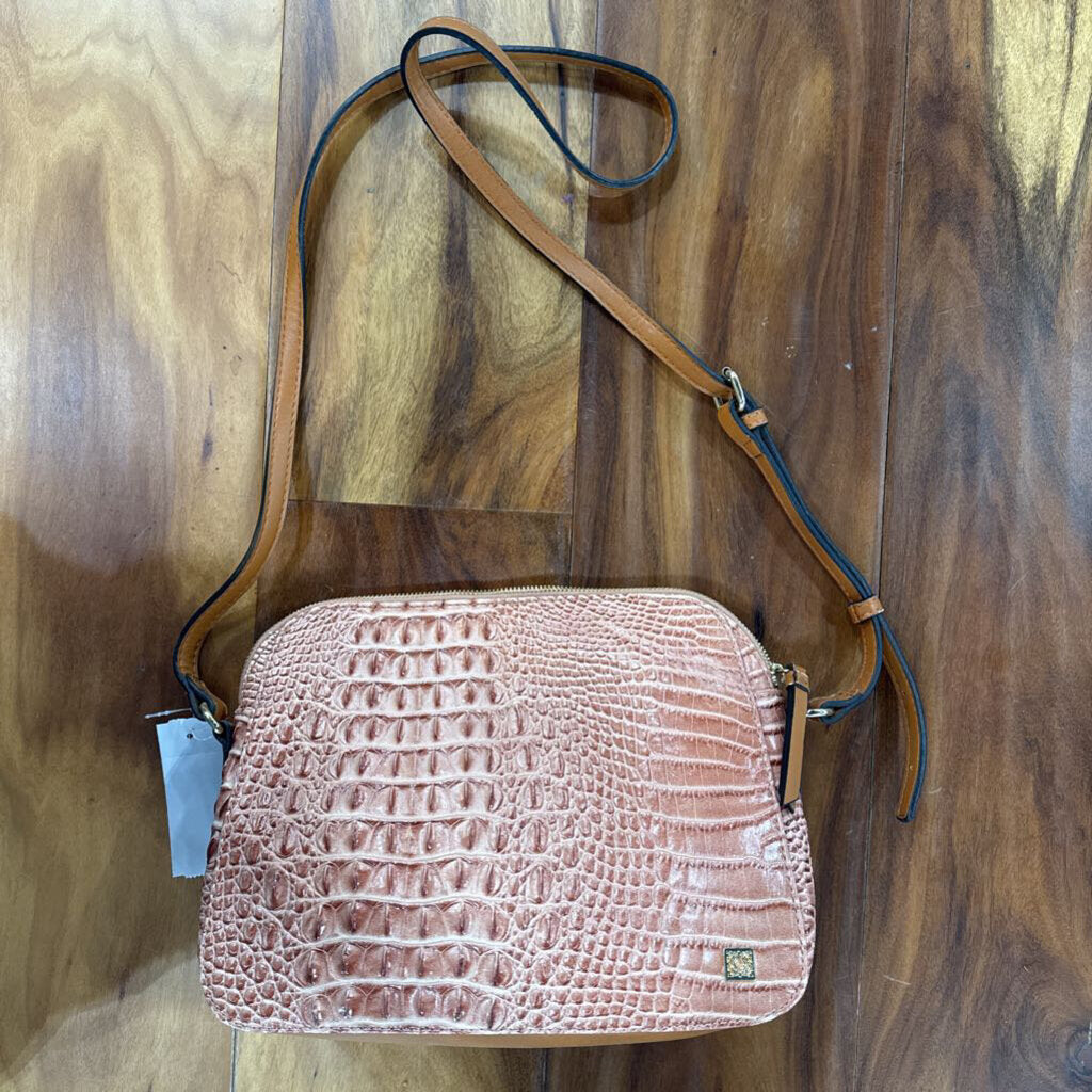 *LEATHER ALLIGATOR CROSSBODY