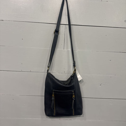 THE SAK,*LEATHER CROSSBODY,BLACK