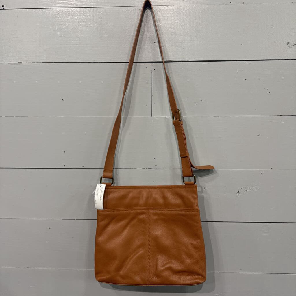 THE SAK,*LEATHER CROSSBODY,CAMEL