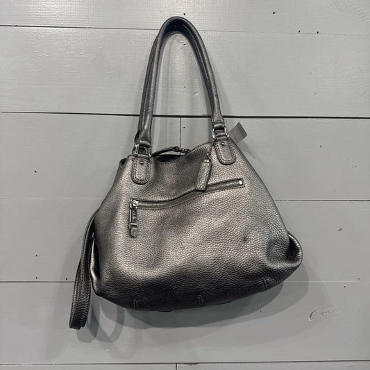 COLE HAAN,CH LEATHER SHOULDER CROSSBODY,METALLIC