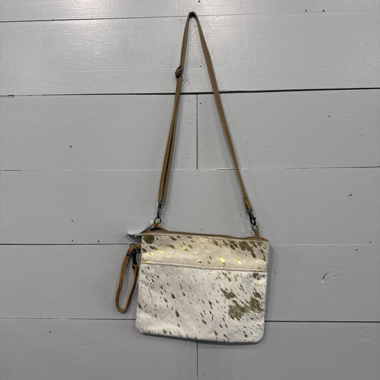 MYRA BAG,HID CROSSBODY,TAN WHT GOLD