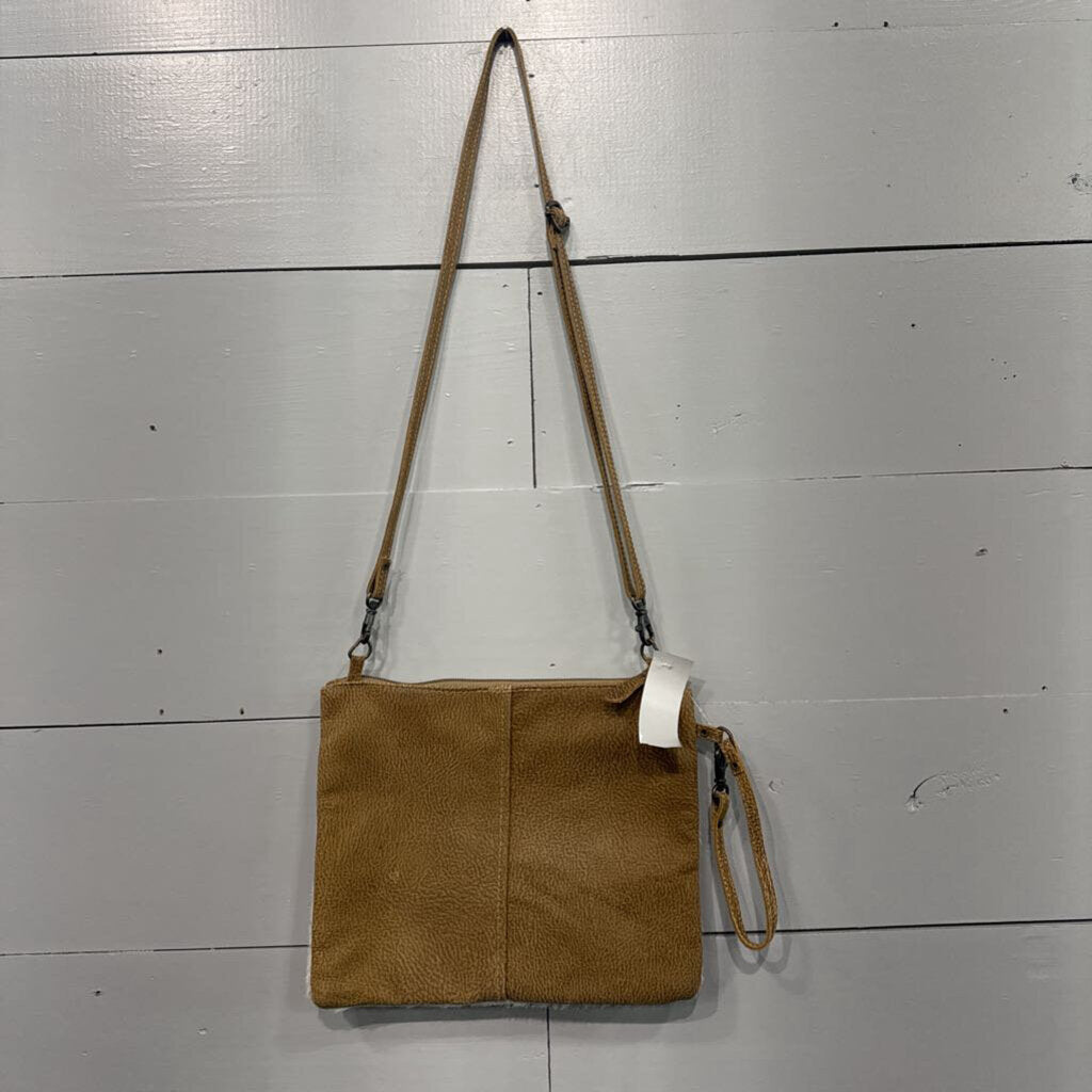 MYRA BAG,HID CROSSBODY,TAN WHT GOLD