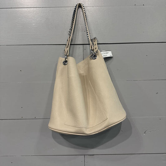 NEW CHAIN HANDBAG RETAIL $80,WHEAT