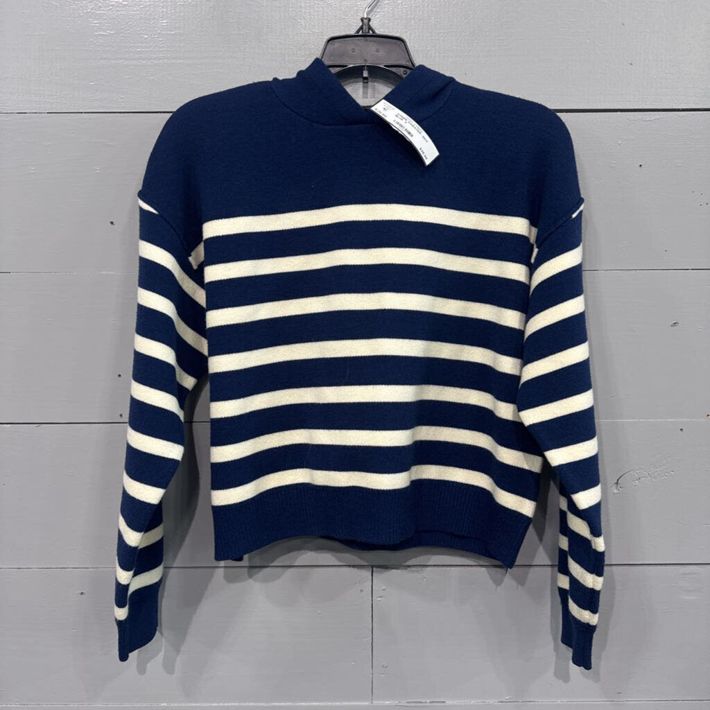 TRUTH,STRIPE SWEATER ,WHT BLUE ,S