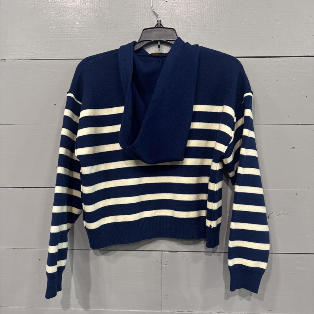 TRUTH,STRIPE SWEATER ,WHT BLUE ,S