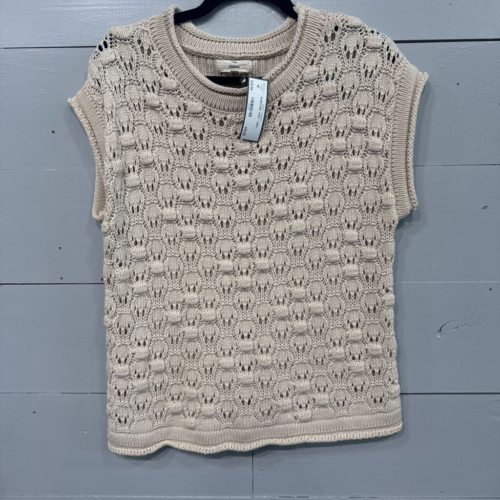 ENTRO,SWEATER VEST ,TAN,L