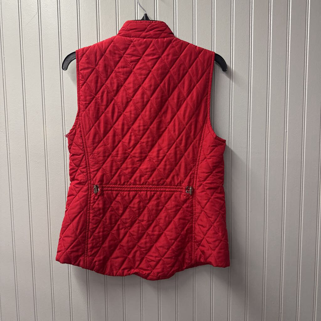 CROFT BARROW,PUFF VEST ,RED,S