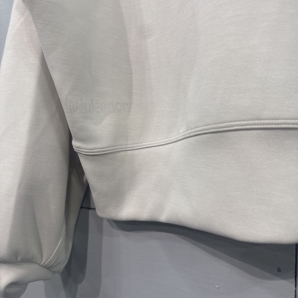 LULU CREWNECK SWEATER ,TAN,M