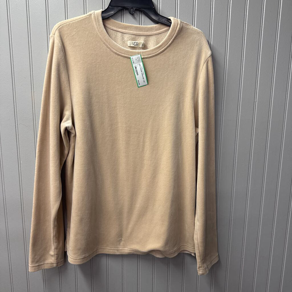UGG,UGG LOUNGE SWEATER,TAN,L