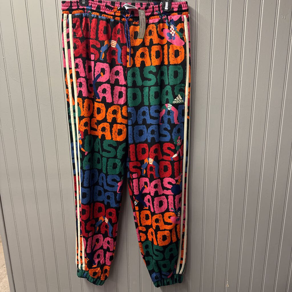 ADDIDAS,COLORFUL JOGGER PANTS,MULTI,L