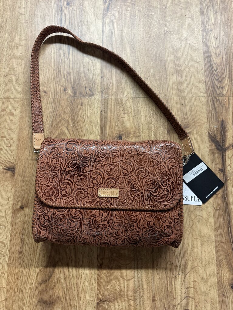 CONSUELA,NWT SALLY CROSSBODY RETAIL $325,BRN