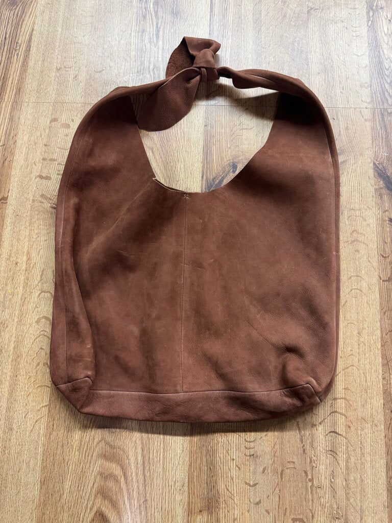 ABLE,Leather SHOULDERBAG,BROWN