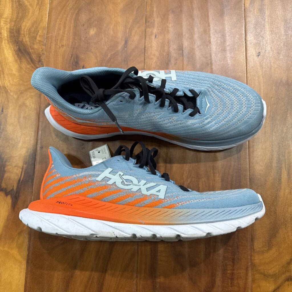 HOKA SNEAKER ,ORG BLUE ,10.5