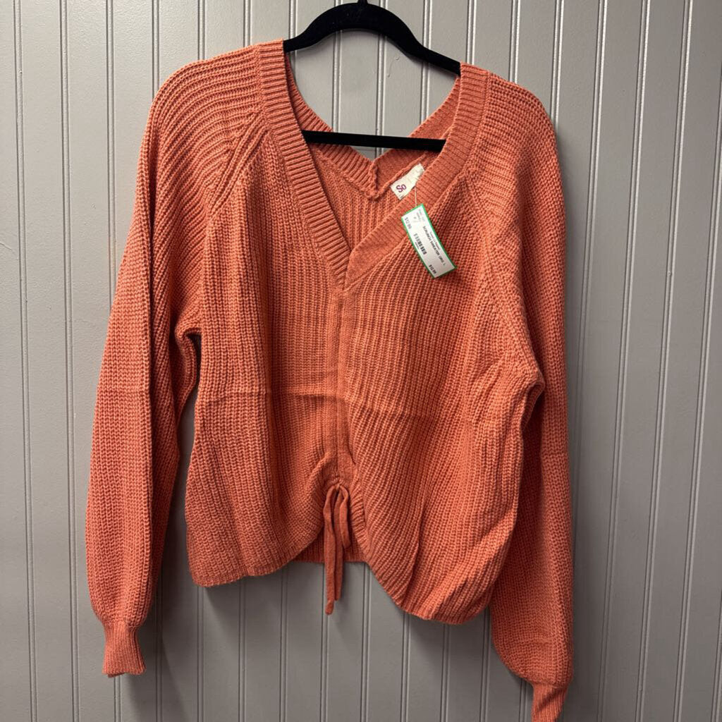 SO,SCRUNCH SWEATER,ORG ,L