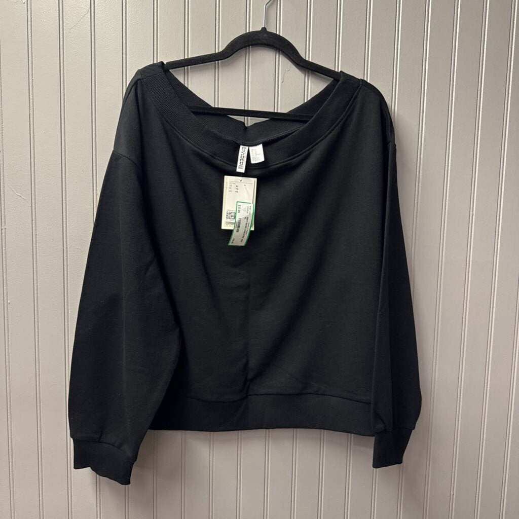 DIVIDED,NWT BASIC SWEATER ,BLK,XL