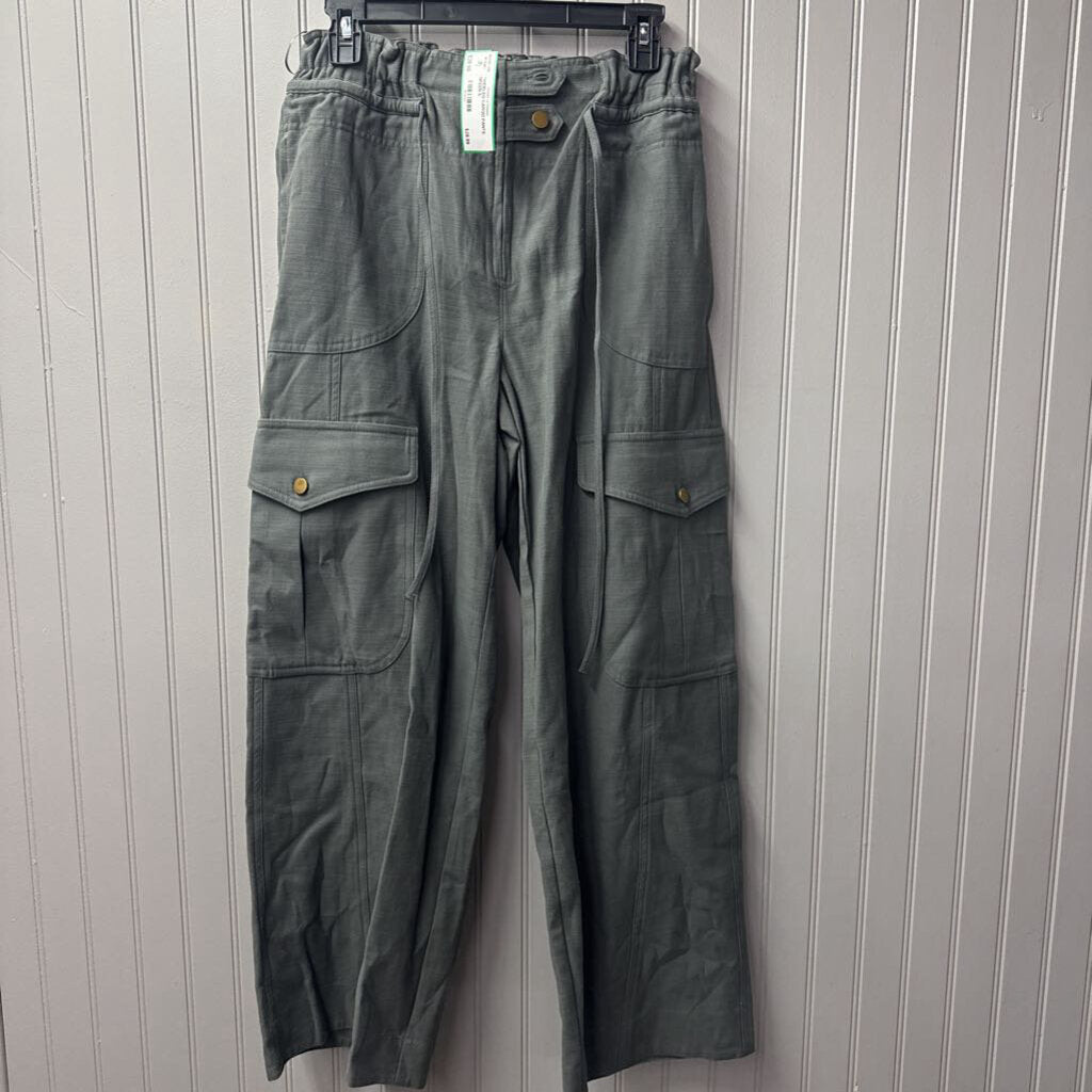 CAMELLIA,*WIDELEG CARGO PANTS,GREEN,S