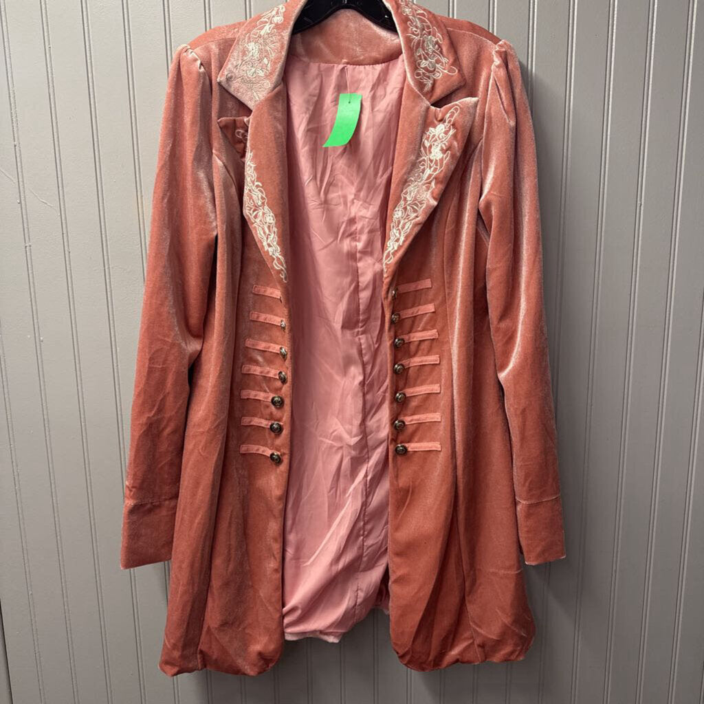 NO LABEL,VICTORIAN JACKET,PINK,L