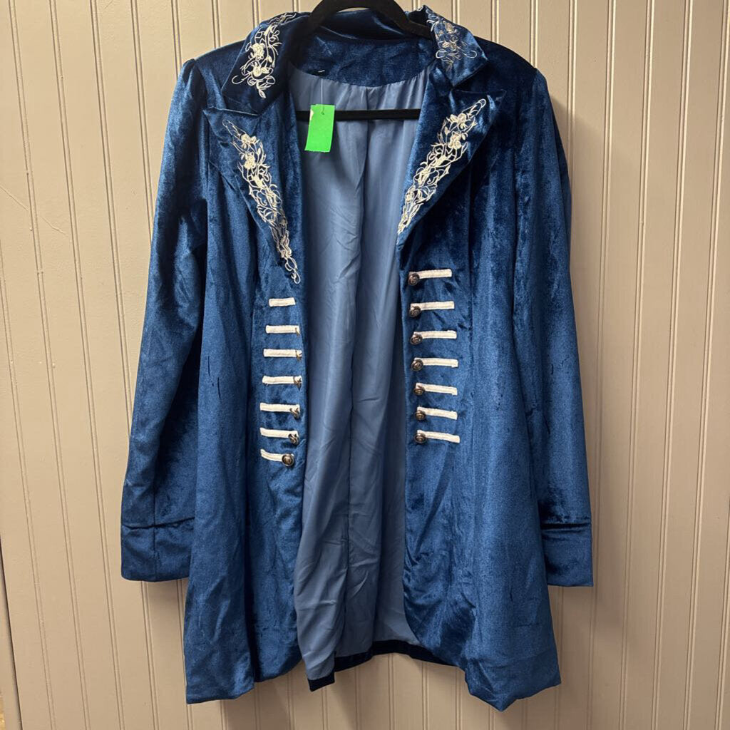 NO LABEL,VICTORIAN JACKET,BLUE,L