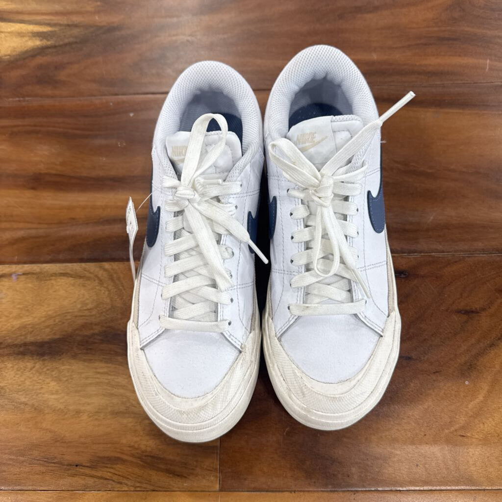NIKE,NIKE PLATFORM SNEAKER ,WHT BLUE ,6.5