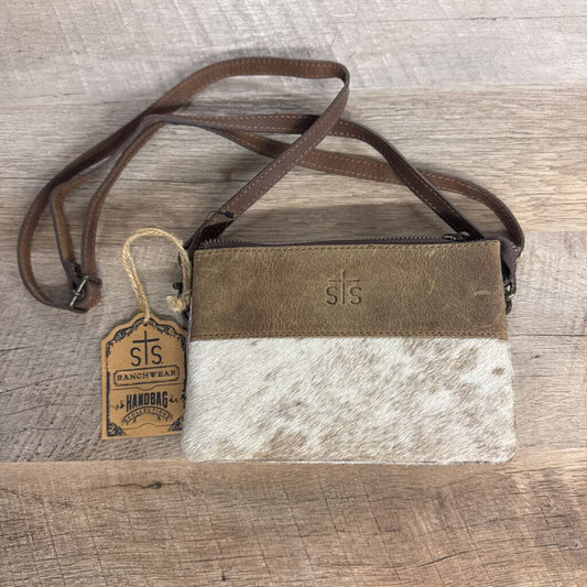 STS,NWT MINI HID CROSSBODY,LGHT BRN